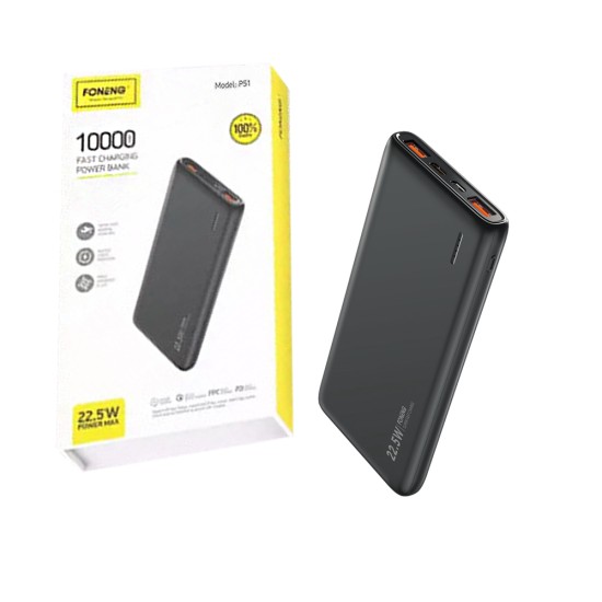 Foneng Power Bank P51 2 USB 22.5W 10000mAh PD20W Black